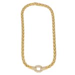 Patek Philippe Serpent Diamond Necklace in Yellow Gold