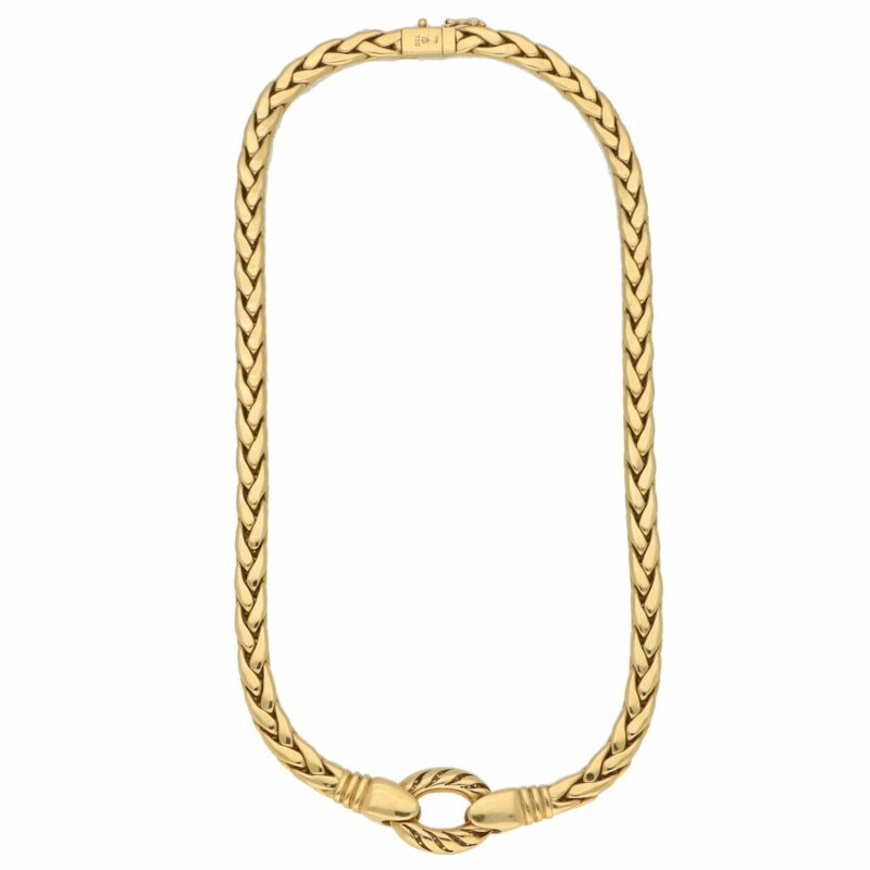 Patek Philippe Serpent Diamond Necklace in Yellow Gold