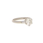 1.18ct Old European Brilliant Diamond Solitaire Ring in Platinum