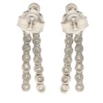 Art Deco Style Diamond Drop Earrings