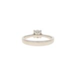 Solitaire Diamond Engagement Ring 0.51 carats