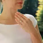 Solitaire diamond engagment ring 0.74 carats
