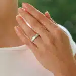 Baguette diamond full eternity ring