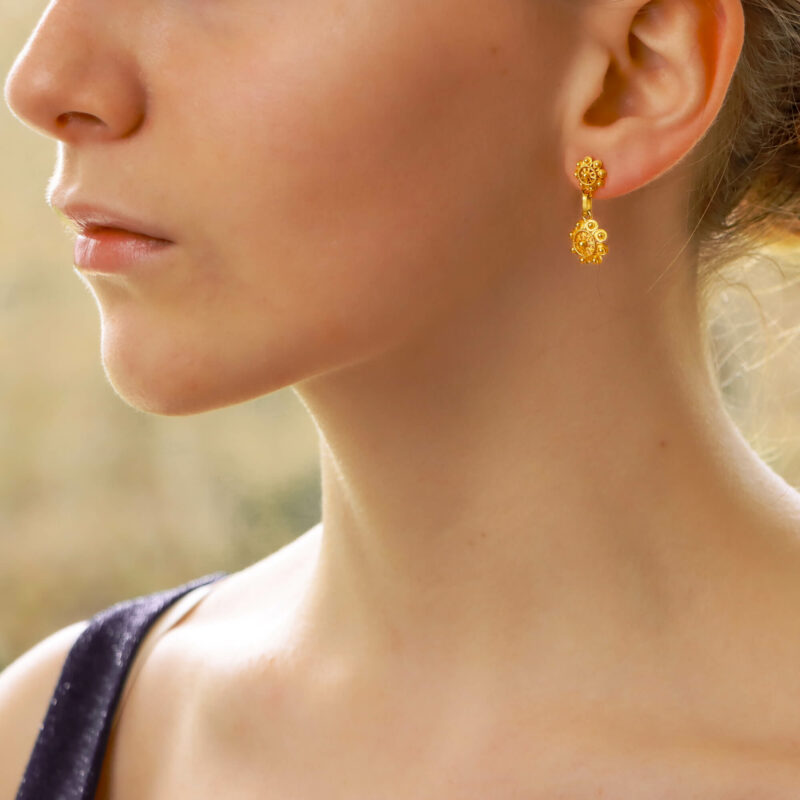 Gold Dangle Earrings