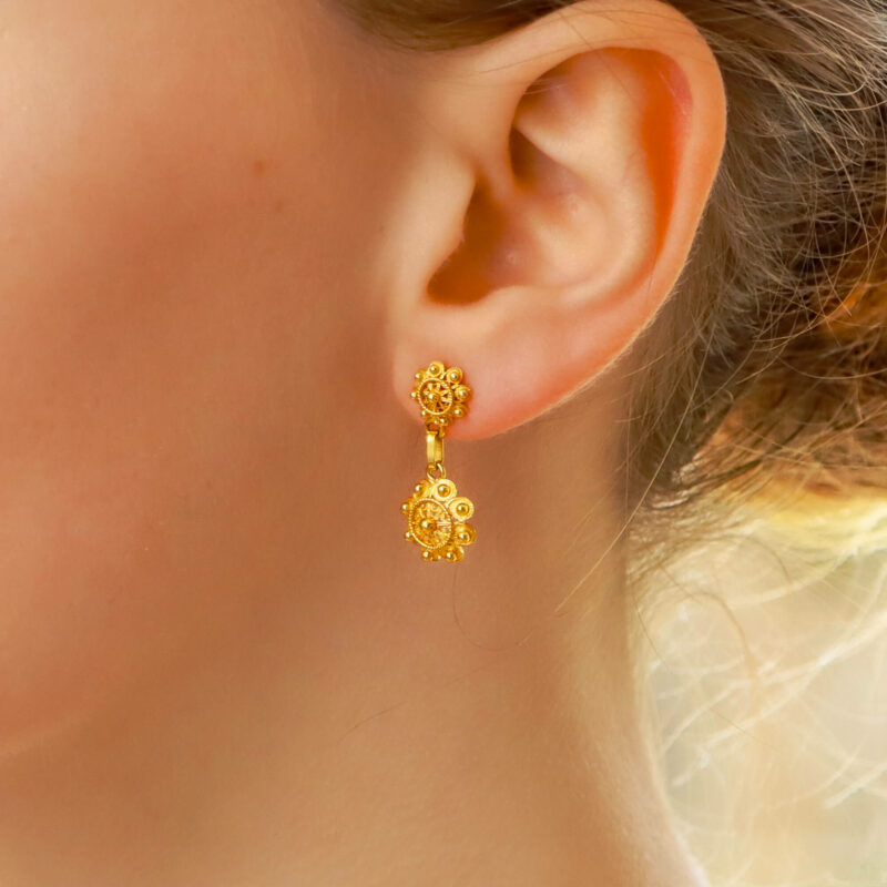 Gold Dangle Earrings