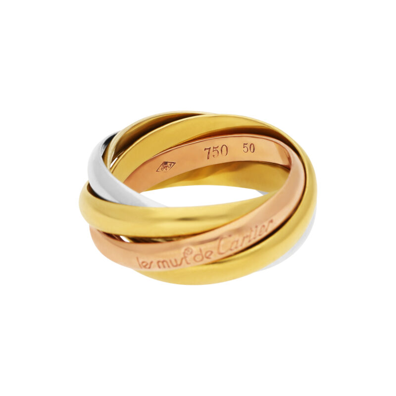 Les Must de Cartier Five Band Trinity Ring 18K Gold