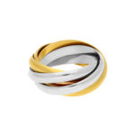 Les Must de Cartier Five Band Trinity Ring 18K Gold