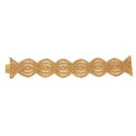 1960's Italian Rose Gold Braided Bracelet