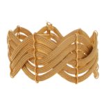 1960's Italian Rose Gold Braided Bracelet