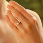 Diamond 0.33ct Solitaire Engagement Ring in Platinum