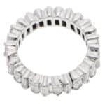 Vintage Diamond Full Eternity Ring in White Gold