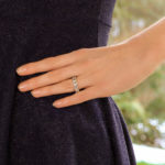 Vintage Diamond Full Eternity Ring in White Gold