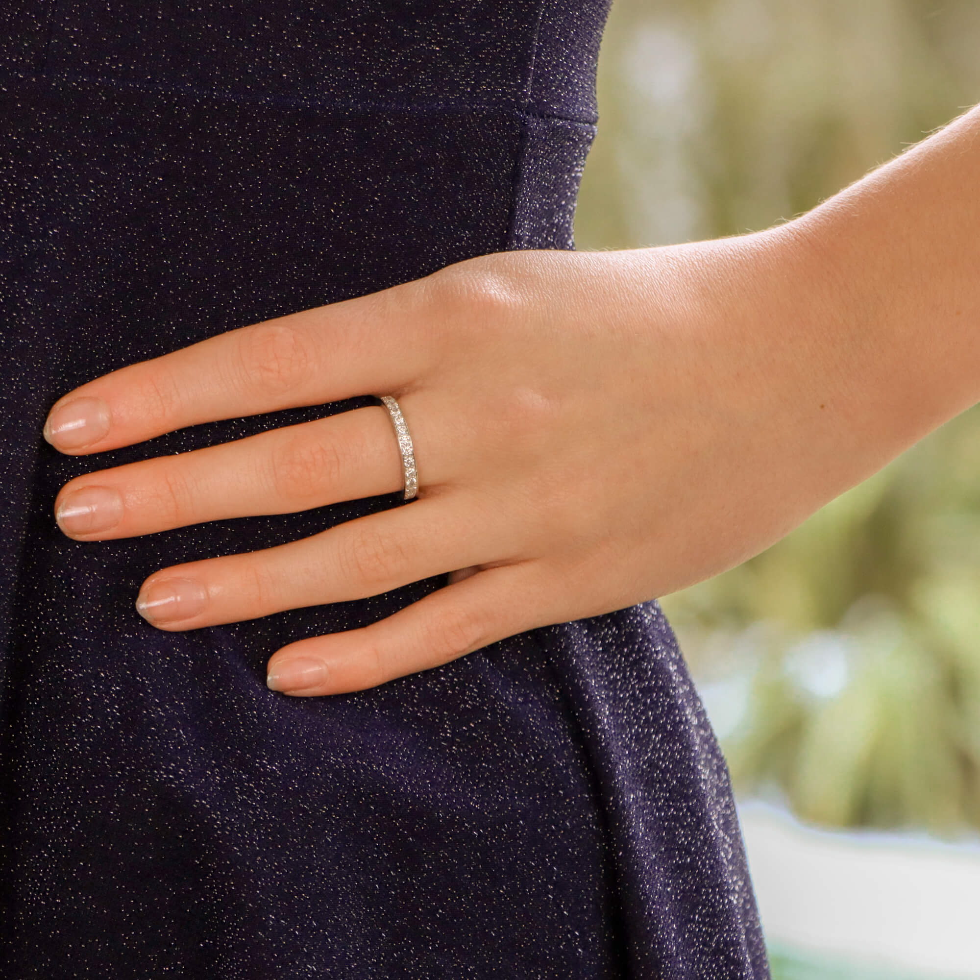 Vintage Van Cleef Arpels Diamond Eternity Ring at Susannah Lovis