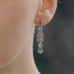 Art Deco Style Diamond Drop Earrings