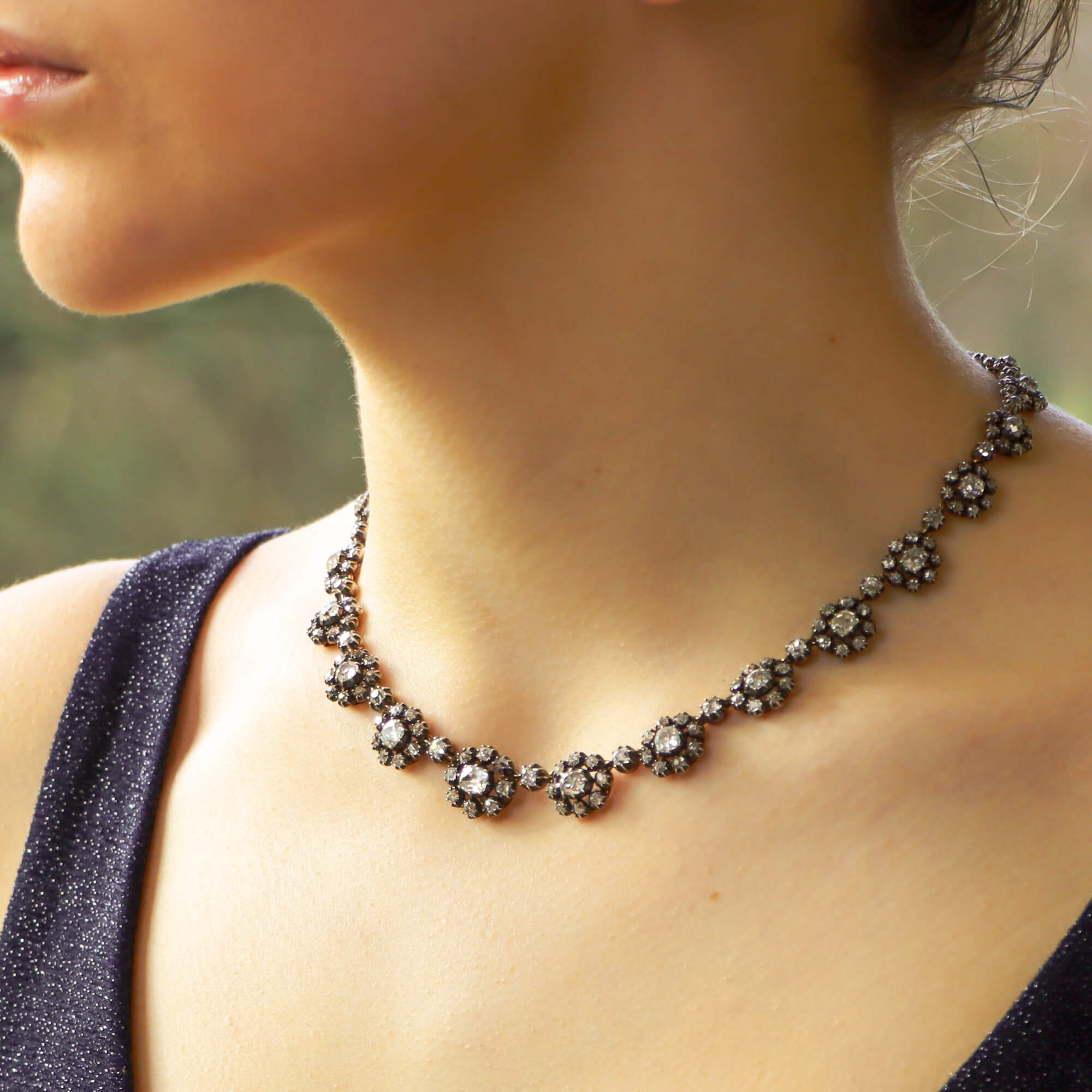 Victorian online diamond necklace