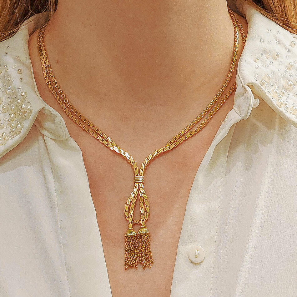 Vintage Tassel Necklace