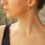 Boucheron "Grains de Raisin" clip earrings in yellow gold