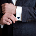 Gorgeous Purple Enamel Cushion Cufflinks