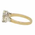 Contemporary 3.75ct Round Brilliant-Cut Diamond Three-Stone Ring