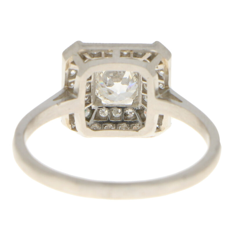 Art Deco Inspired Old Cut Diamond Ring