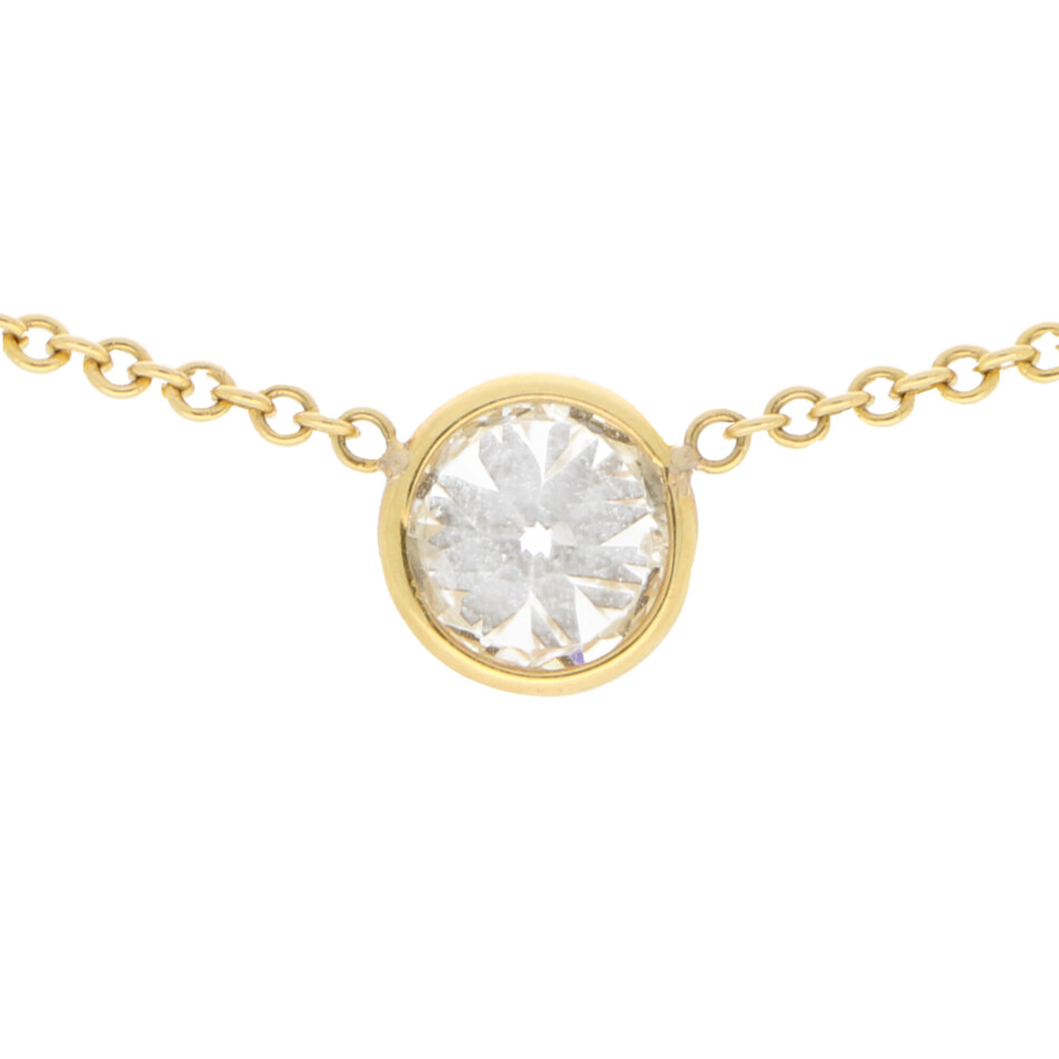 Round Brilliant Cut Diamond Single Stone Pendant
