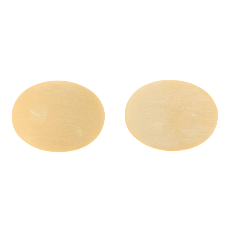 Tiffany & Co. Oval 18K gold cufflinks