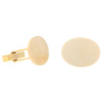 Tiffany & Co. Oval 18K gold cufflinks