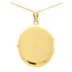 Yellow Gold Locket in Solid 18K Gold