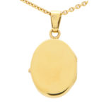 Yellow Gold Locket in Solid 18K Gold