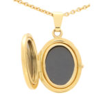 Yellow Gold Locket in Solid 18K Gold