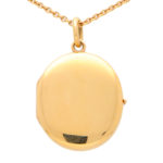 Rose Gold Locket in Solid 18K Gold