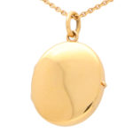 Rose Gold Locket in Solid 18K Gold