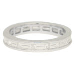 Art Deco Inspired Baguette Diamond Eternity Ring