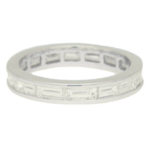 Art Deco Inspired Baguette Diamond Eternity Ring