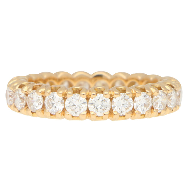 Diamond Eternity Ring in Rose Gold