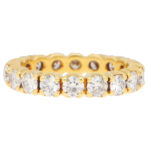 Diamond Full Eternity Ring in Yellow Gold