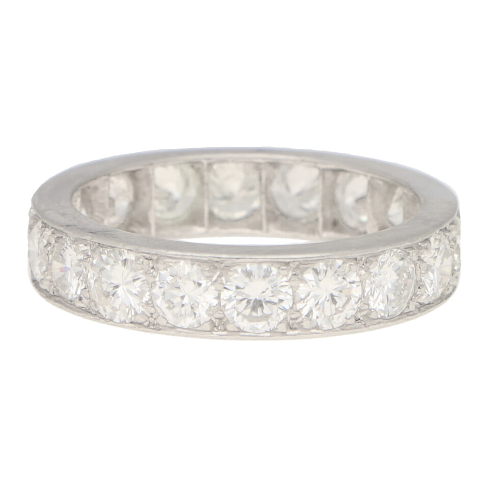 Diamond Full Eternity in White Gold