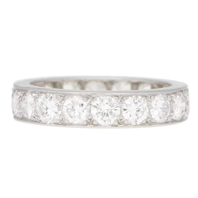 Diamond Full Eternity in White Gold