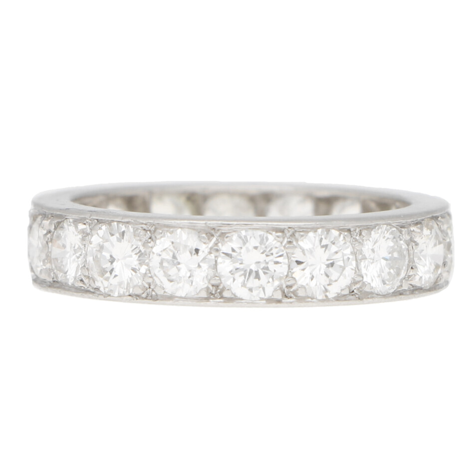 Diamond Full Eternity in White Gold