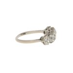 Vintage 2.70ct Five-Stone Diamond Ring in Palladium