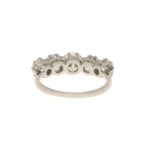 Vintage 2.70ct Five-Stone Diamond Ring in Palladium