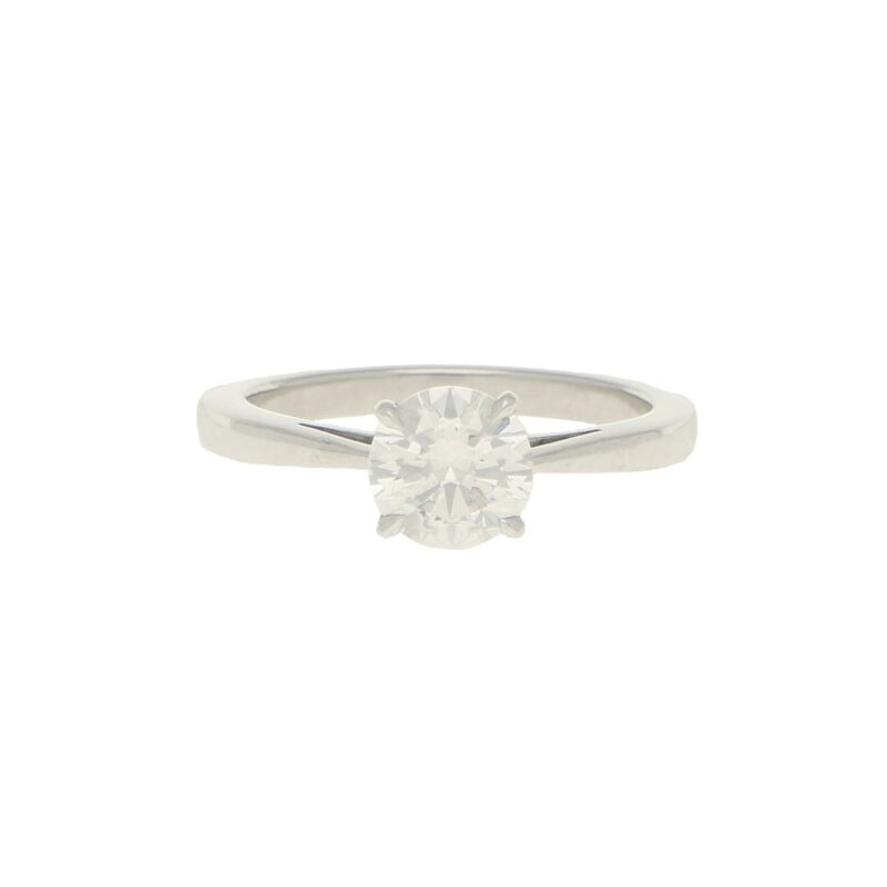 GIA Certified 1.00ct Diamond Solitaire Ring