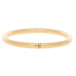 Hinged 18 Carat Yellow Gold Bangle