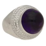 Theo Fennell Amethyst and Diamond Ring