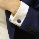 Red heart cufflinks