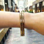 Vintage Van Cleef & Arpels Chevron Bracelet by Georges Lenfant