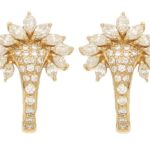 18.25ct Diamond Chandelier Tassel Earrings in Yellow Gold