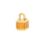 Louis Vuitton Citrine Box Charm in Yellow Gold