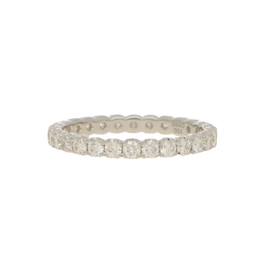18ct White Gold 0.95ct Diamond Eternity