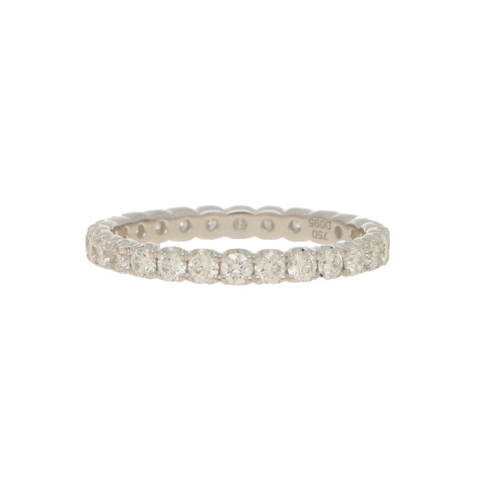 18ct White Gold 0.95ct Diamond Eternity
